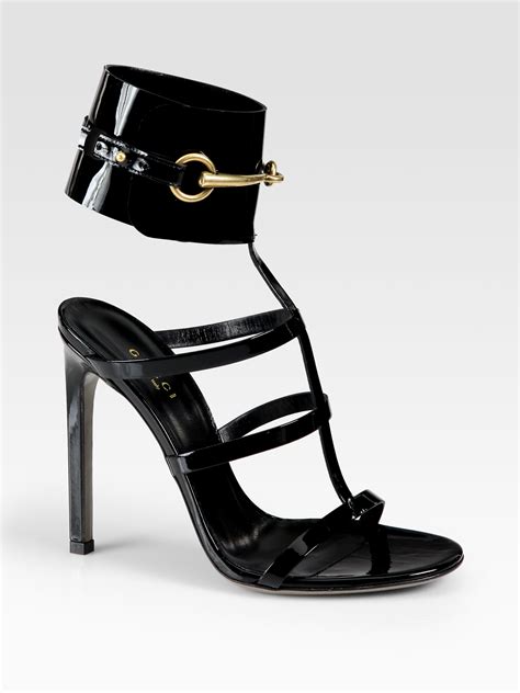 gucci ankle strap heels.